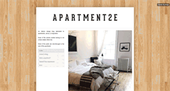 Desktop Screenshot of apartment2e.brandontouhey.com