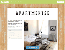 Tablet Screenshot of apartment2e.brandontouhey.com